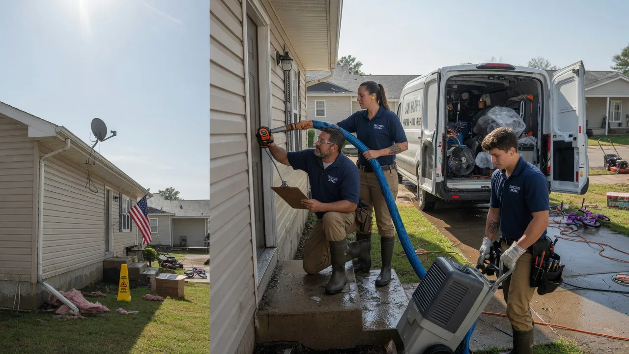 Ceiling Water Damage Restoration in Claremont, NH near me